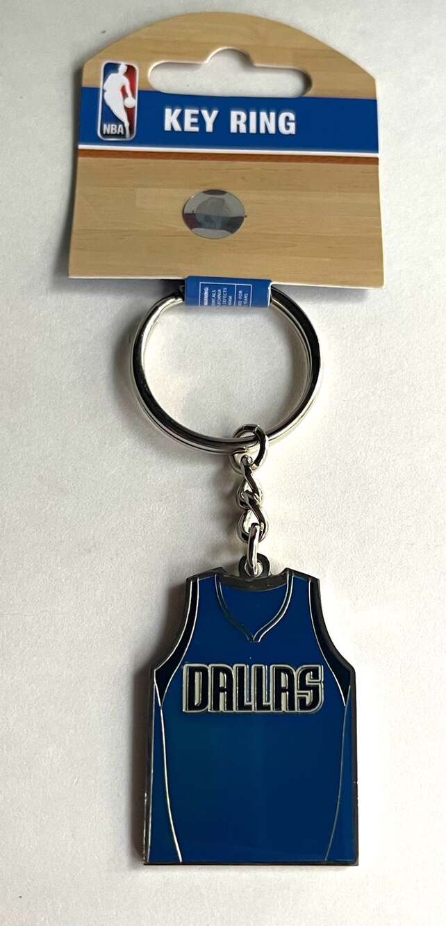 Aminco NBA Dallas Mavericks Reversible Jersey Key Ring New